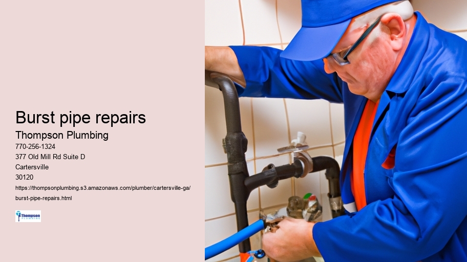 Burst pipe repairs