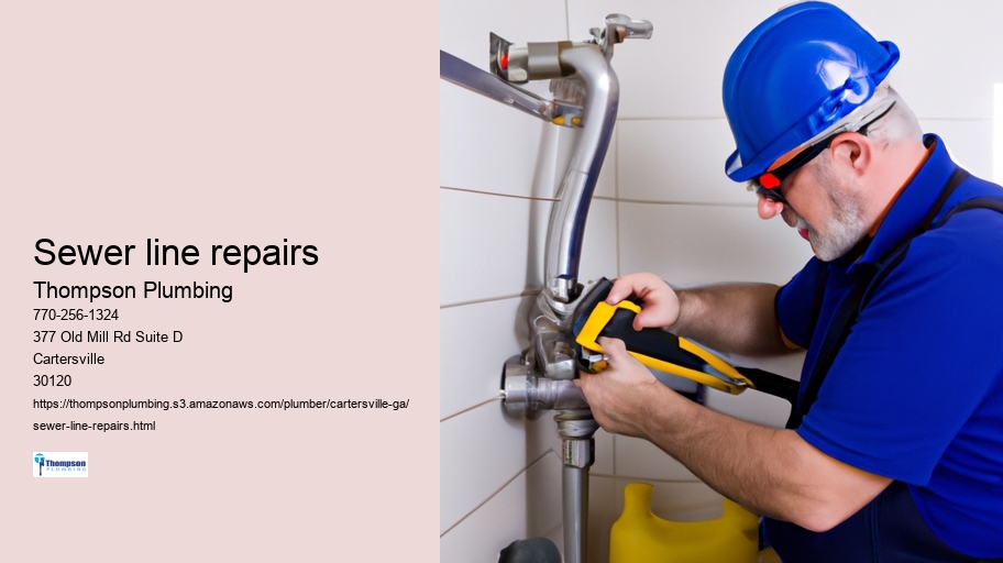 Sewer line repairs